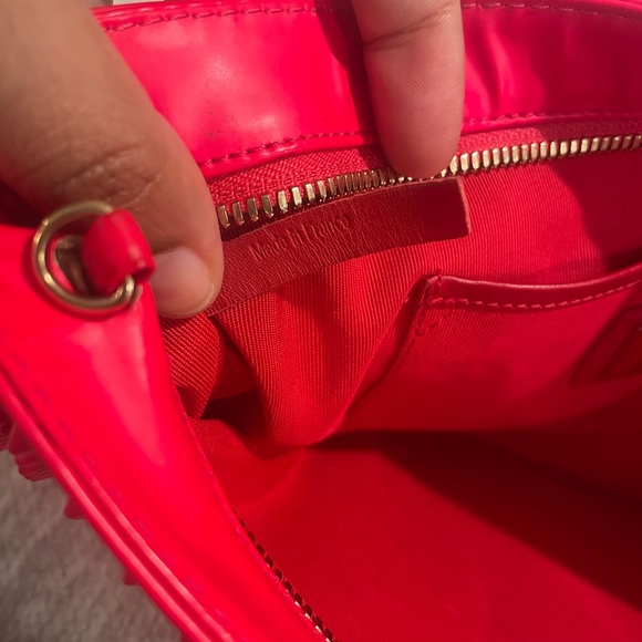 Christian Louboutin Loubiposh Studded Pink Clutch or Shoulder Bag - Picture 10 of 14